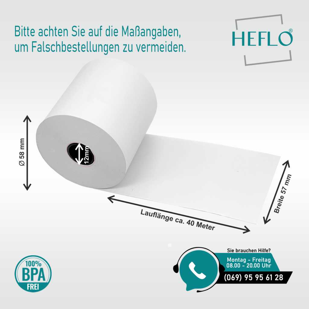 Kassenrollen-Thermorolle-57x58x40m