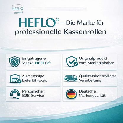 HEFLO professionelle Kassenrollen Made in Germany