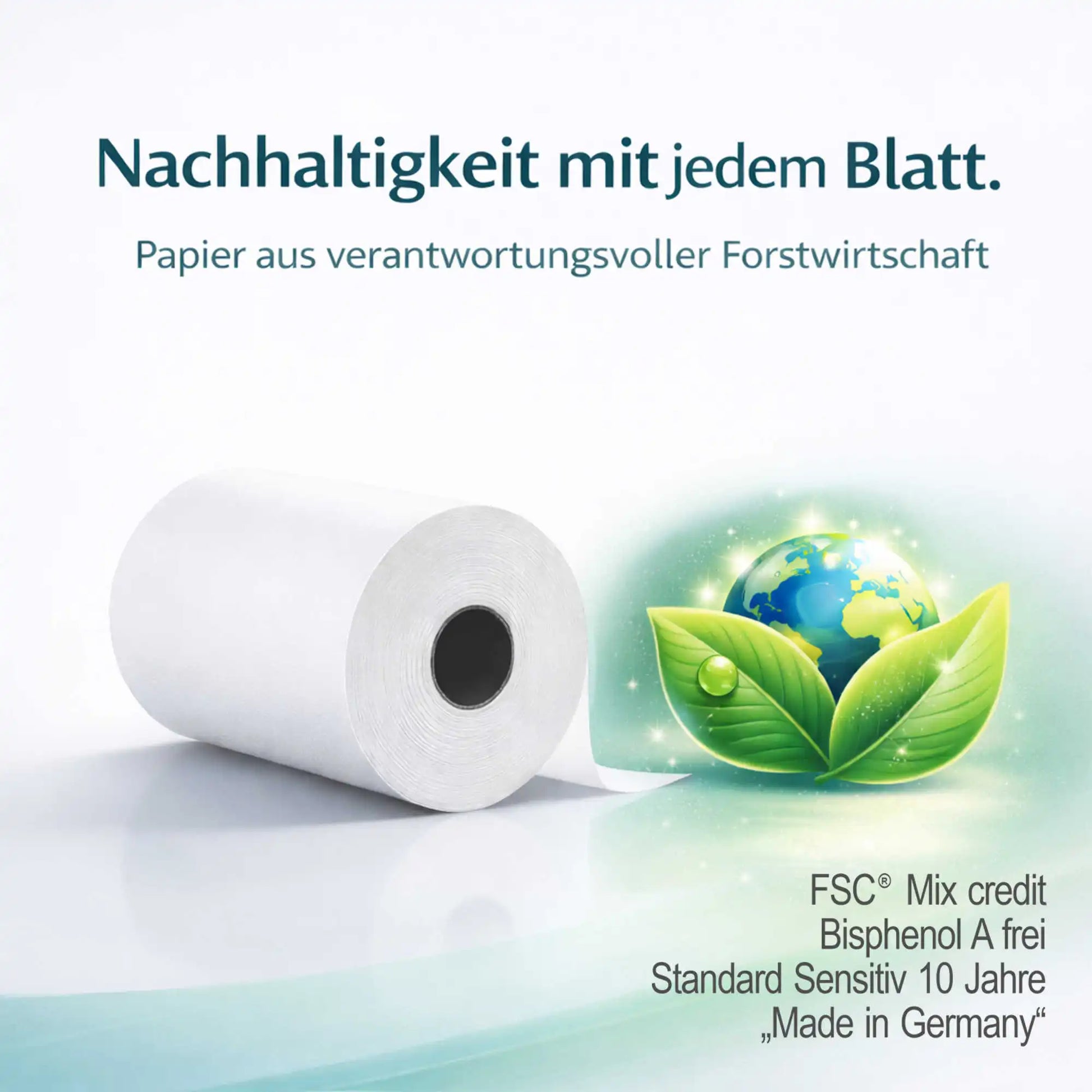 HEFLO Kassenrollen nachhaltige Produktion.